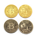 Commerce de gros souvenir commémoratif en métal Bitcoin Euro défi personnalisé or antique pièce